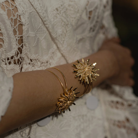 Brazalete Estrella de Mar. Oro amarillo